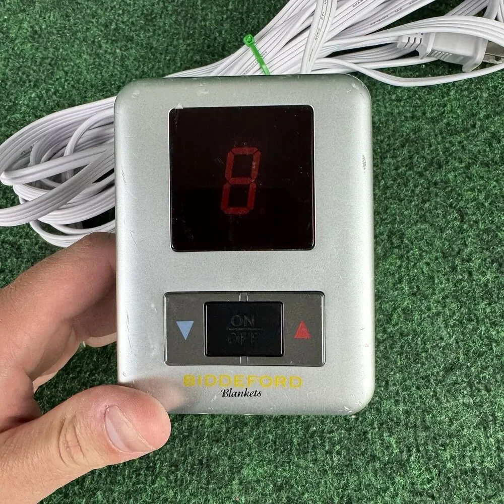 Biddeford TC15B3 Electric Blanket Control Controller 4-Prong Silver